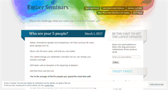 Desktop Screenshot of emberseminars.com